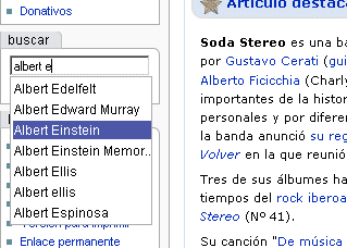 Buscador de la Wikipedia