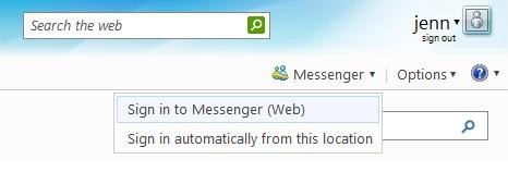 Hotmail WebMessenger