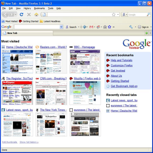 Firefox a lo Google Chrome