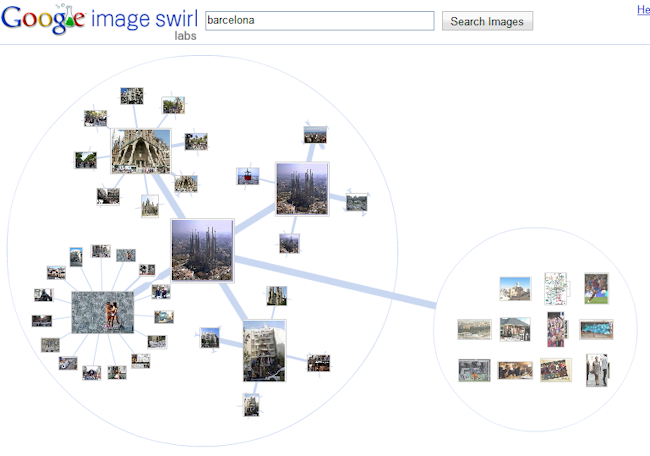 Navegación a través de Google Image Swirl