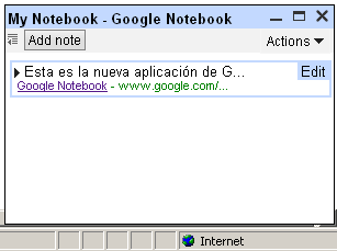 Google Notebook