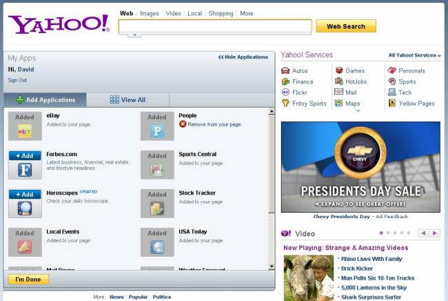 Nuevo Yahoo!