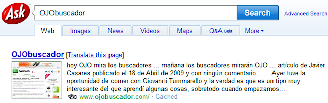 OJObuscador en Ask