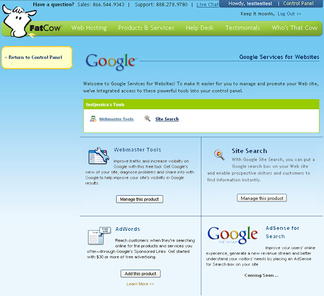 Google Webmasters Apps