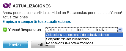 Yahoo! Respuestas y Yahoo! Profiles