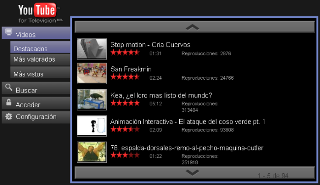 Youtube en Playstation 3